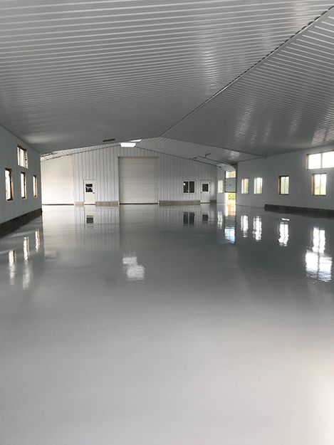 commercial polyaspartic epoxy flooring for blank